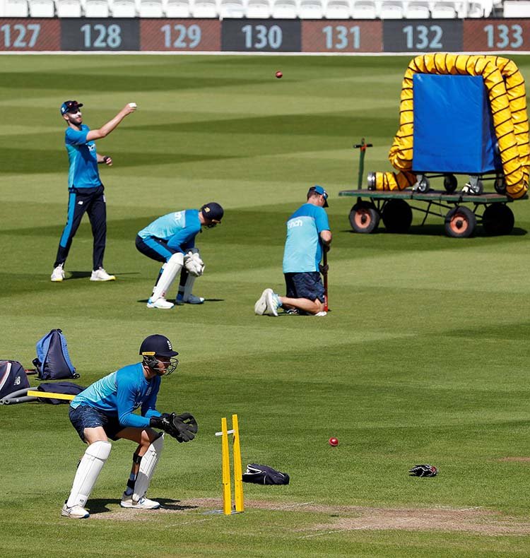 Practice on the field