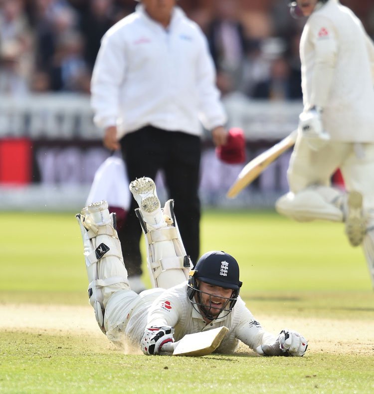 Batter out of his / her ground